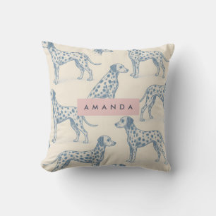 Coussin Motif Dalmatien Personnalisé Charmant et Fantaisis