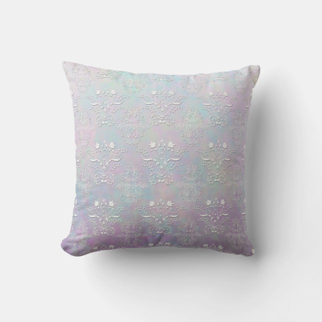 Coussin Motif damassé Pastel Dreams (Recto)