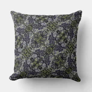 Coussin Motif damassé rétro