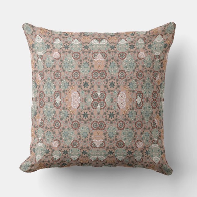Coussin Motif damassé vintage (Recto)