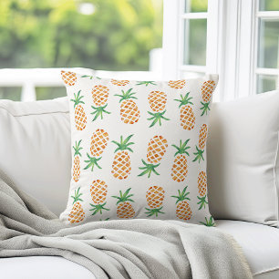 Coussin Motif d'ananas tropical Imprimer