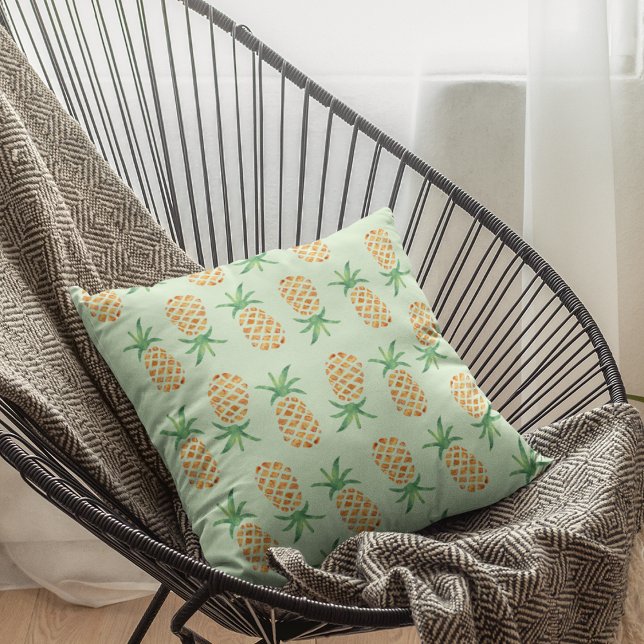 Coussin Motif d'ananas tropical Imprimer (Créateur téléchargé)