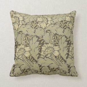 Coussin Motif d'anémone de William Morris