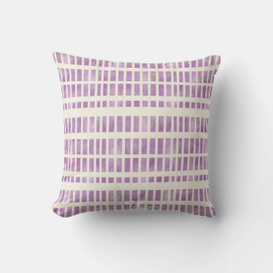 Coussin Motif d'aquarelle en violet