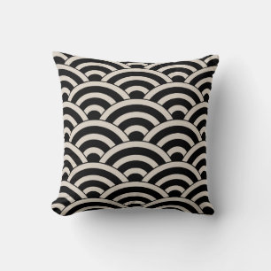 Coussin Motif d'arche géométrique moderne du milieu du siè