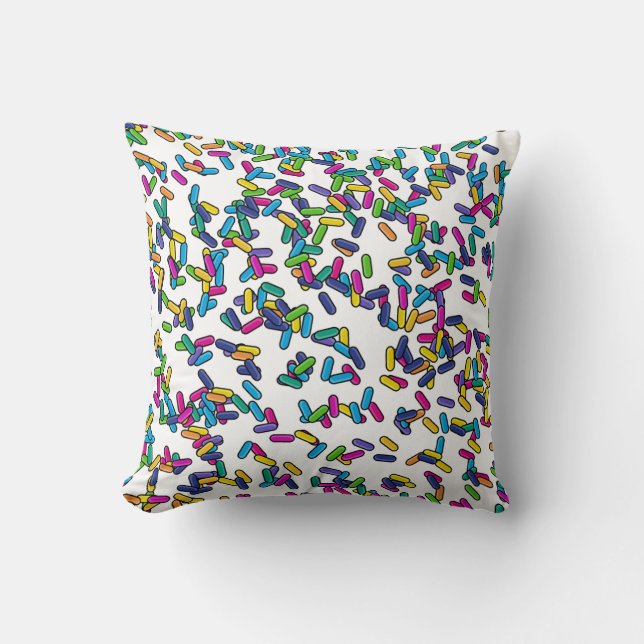 Coussin Motif d'arrosage éparpillé (Recto)