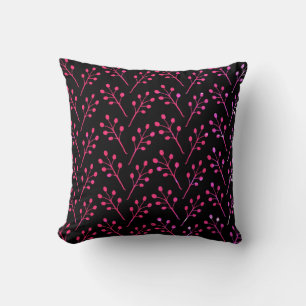 Coussin Motif d'art botanique minimal