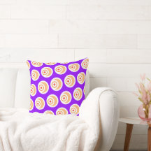 Motif d'art concentrique en carrelage violet vif g