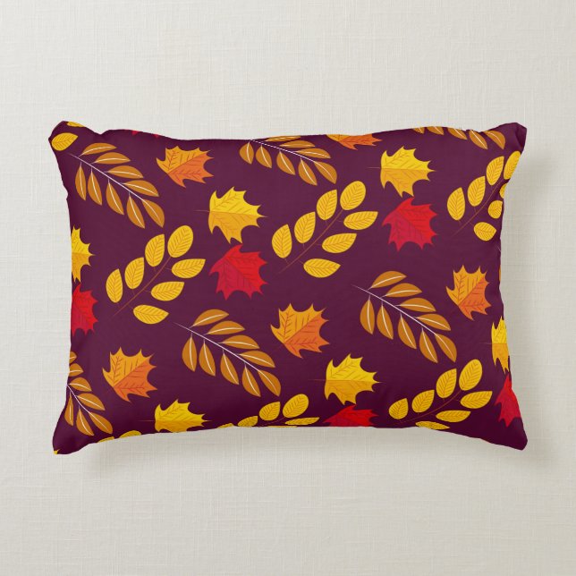 Coussin Motif d'automne (Devant)