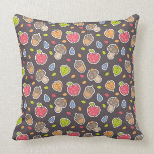 Coussin motif d'automne