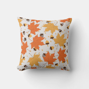 Coussin motif d'automne vintage motif transparent