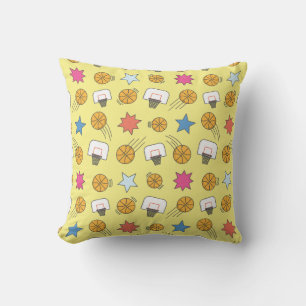 Coussin Motif de basket amusant