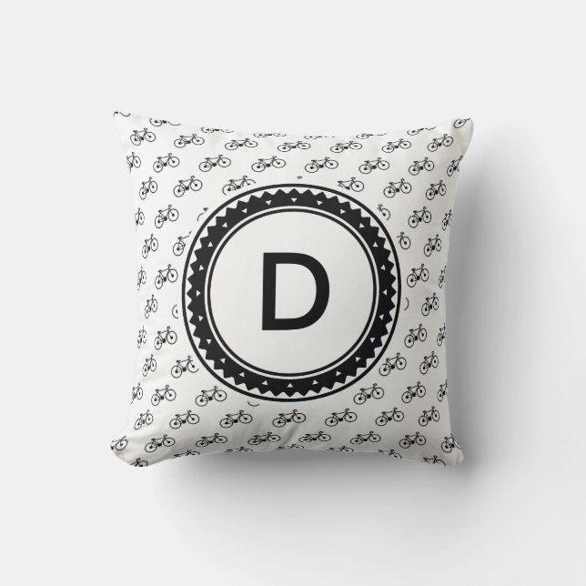 Coussin Motif de bicyclette (Recto)