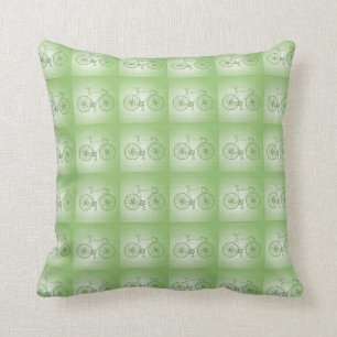 Coussin Motif de bicyclettes