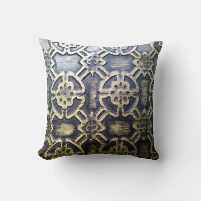 Coussin Motif de bogolan africain (Recto)