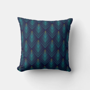 Coussin Motif de bord Jagged