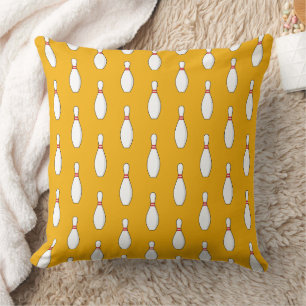 Coussin Motif de Bowling Skittle