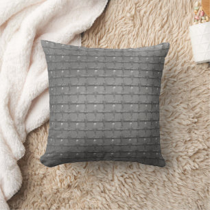 Coussin Motif de brique de ciment Style de mur de brique d