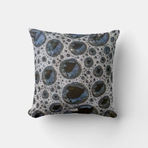 Coussin Motif de bulle abstrait