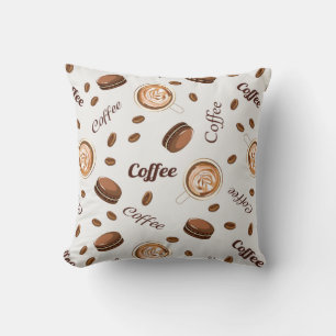 Coussin Motif de café