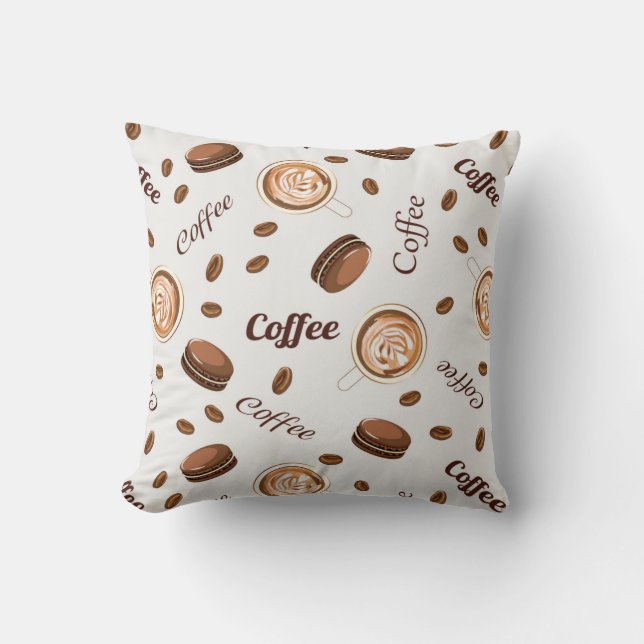 Coussin Motif de café (Recto)