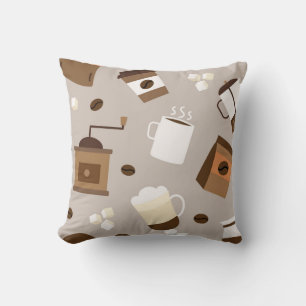 Coussin Motif de café