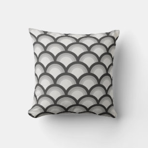 Coussin Motif de cercle élégant et continu