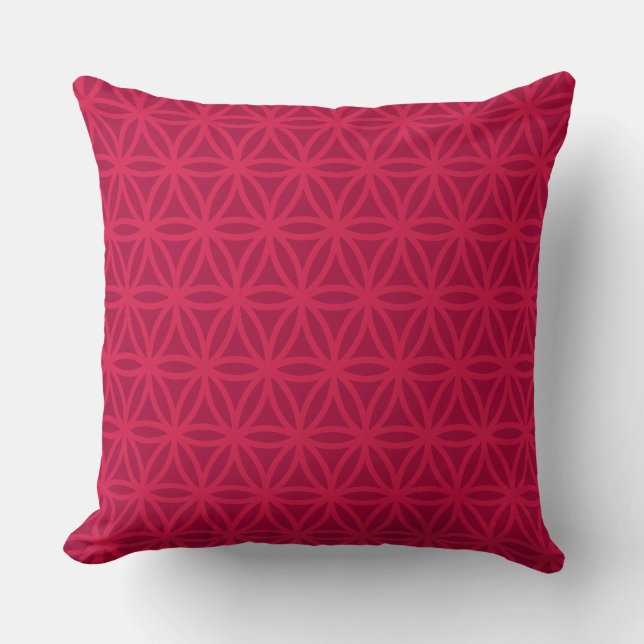 Coussin Motif de cercle Fleur de Vie (Recto)