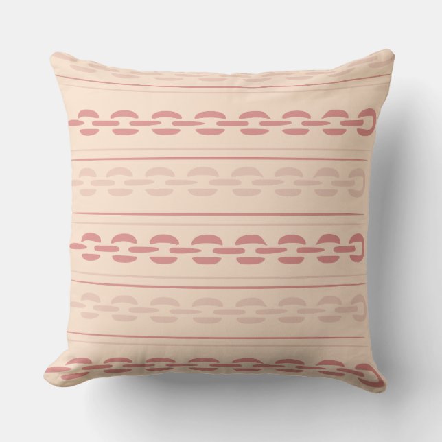 Coussin Motif de chaîne (Recto)