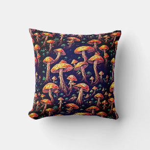 Coussin Motif de champignons
