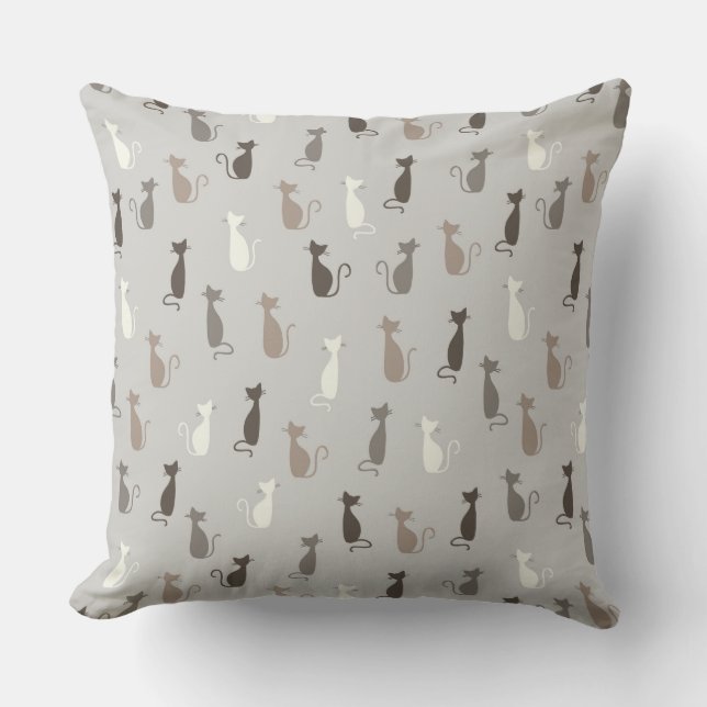 Coussin Motif de chats (Recto)