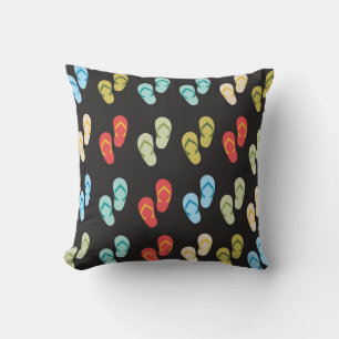 Coussin Motif de chaussons de plage