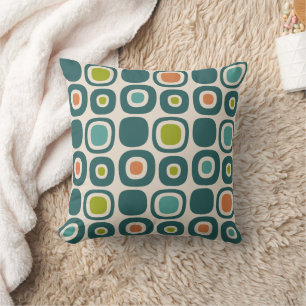 Coussin Motif de chemin de jardin moderne du milieu du siè