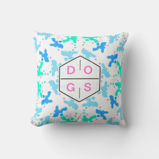 Coussin Motif de Chien Caniche