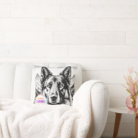 Motif de chien de berger