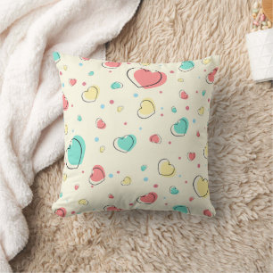 Coussin Motif de coeur - Jolie conception d'amour