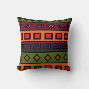 Coussin Motif de couleur africaine