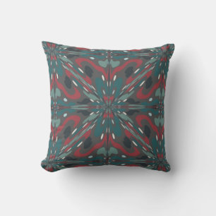 Coussin Motif de couleurs tribales autochtones du Sud-Oues