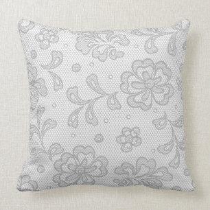 Coussin Motif de dentelle, cru 1 de fleur