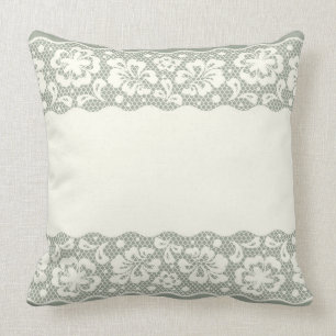 Coussin Motif de dentelle, cru 5 de fleur