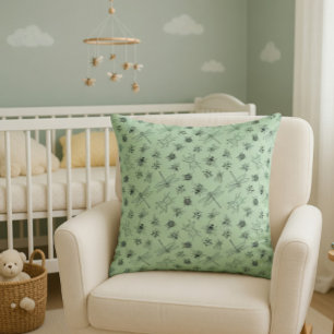 Coussin Motif de dessin à main