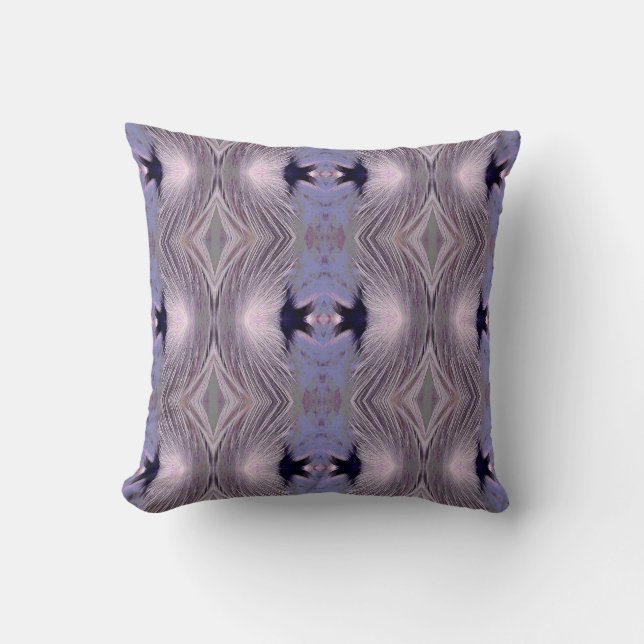 Coussin Motif de diamant de plumes (Recto)