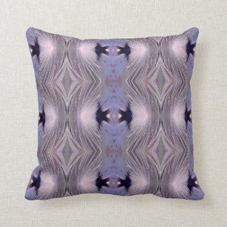 Coussin Motif de diamant de plumes