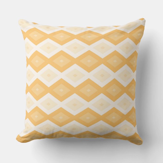 Coussin Motif de diamant jaune (Recto)