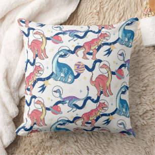 Coussin Motif de dinosaures ludiques miniatures