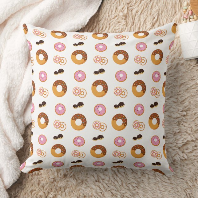 Coussin Motif de donuts colorés mignons  (Couverture)
