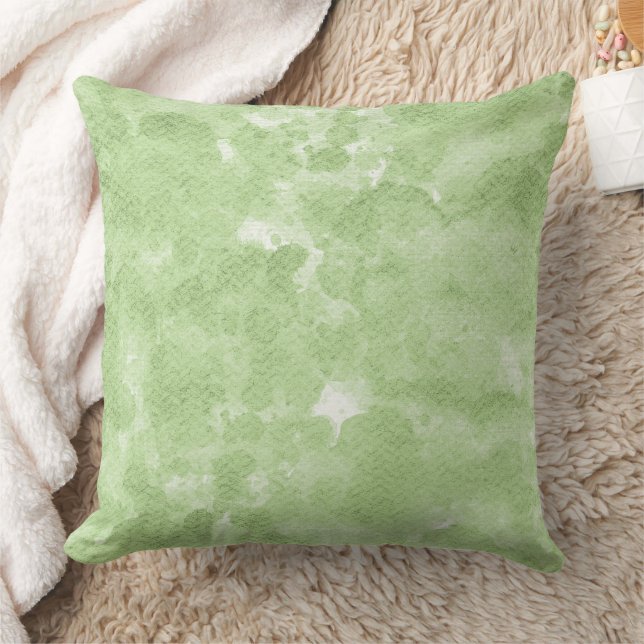 Coussin Motif de éclaboussure d'aquarelle vert menthe clai (Couverture)
