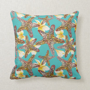 Coussin Motif de fantaisie d'étoiles de mer