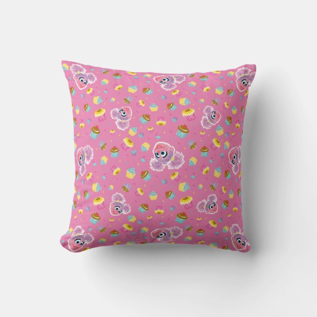 Coussin Motif de fête de cupcakes d'Abby Cadabby (Recto)