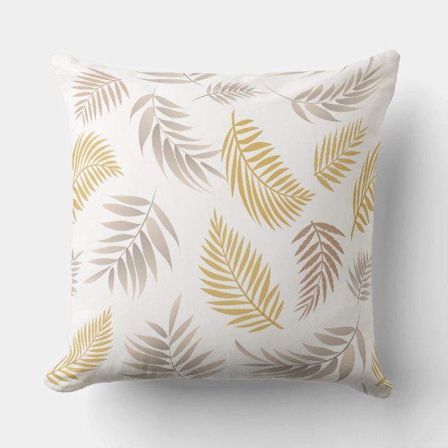 Coussin Motif de feuilles tropicales 7 (Recto)